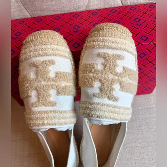 Tory Burch Cream and White Espadrilles - Picture 4 of 5
